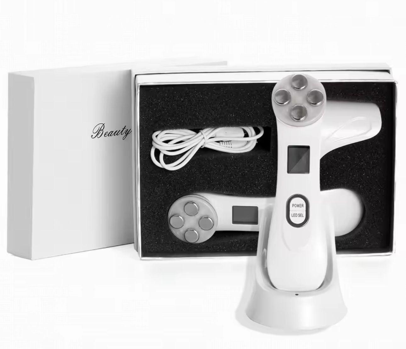 Miniatura 2 de ELECTROPORADOR FACIAL IONES LED GALVANIC